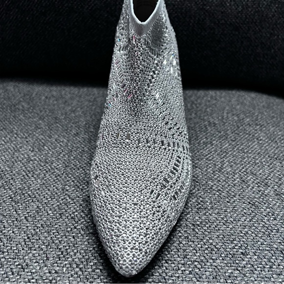 Lauren Lorraine Rhinestone Ankle Boot Size 10 - Picture 5 of 13